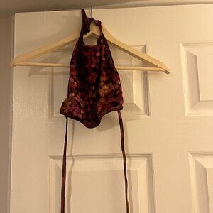Tie backless top